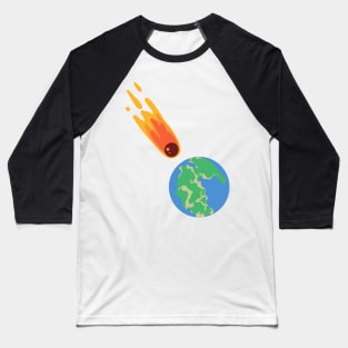 Asteroid, extinction, dino, dinosaur Baseball T-Shirt